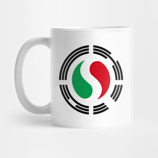 Korean Italian Multinational Patriot Flag Series Mug